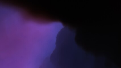 Bright galaxy nebula in cosmos 3d render	
