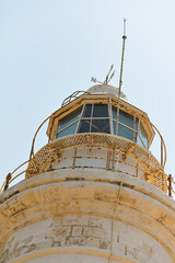 Lighthouse in the Archeological Park in Paphos, Cyprus