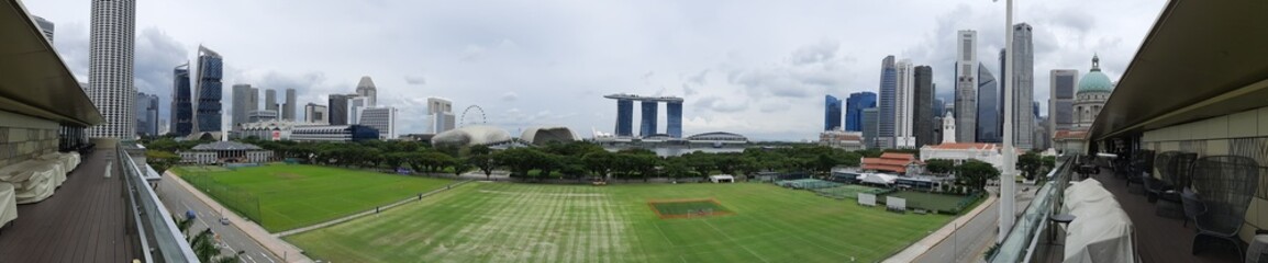 Fototapeta na wymiar Singapore city landscapes, towers, skyscrapers, buildings 