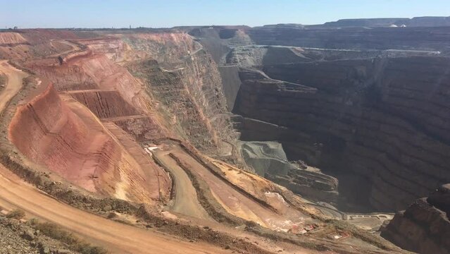 The Fimiston Open Pit in Kalgoorlie Western Australia