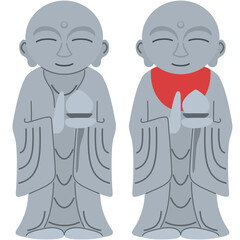 お地蔵様のイラスト