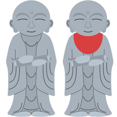 お地蔵様のイラスト