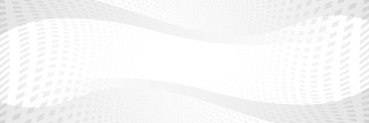 Light vector background, frame, banner. Wavy shapes, shades of gray.