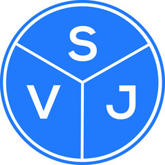 SVJ letter logo design on black background. SVJ creative  initials letter logo concept. SVJ letter design.