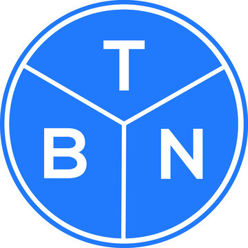 TBN letter logo design on black background. TBN  creative initials letter logo concept. TBN letter design.