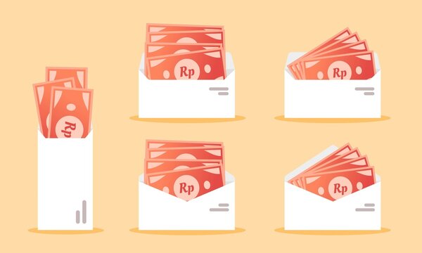Indonesian Rupiah Money in Envelope