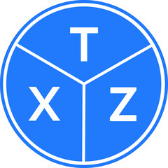 xza letter logo design on black background. xza creative initials letter logo concept. xza letter design.