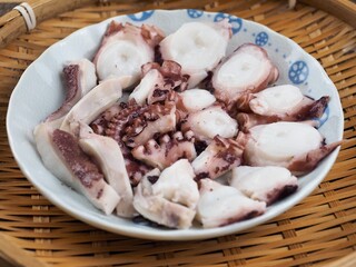 한국음식 문어찜, 식사,요리