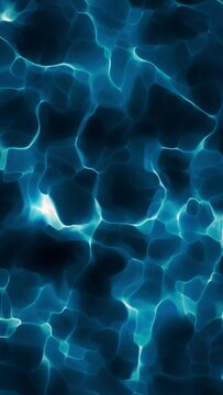 Deep Blue Ocean Water Abstract Background Loop