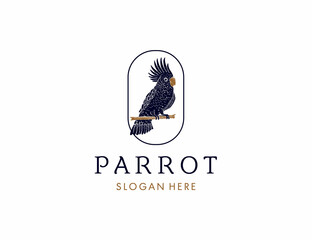 Vintage Parrot logo
