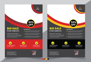 Sales  flyer design template for Business