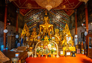  Aerial view of Wat Phra That Doi Suthep temple in Chiang Mai, Thailand