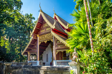 Obraz premium Wat Chiang Man in Chiang Mai Thailand