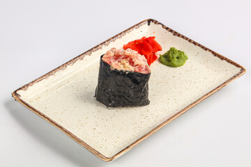 Japanese traditional sushi with tuna