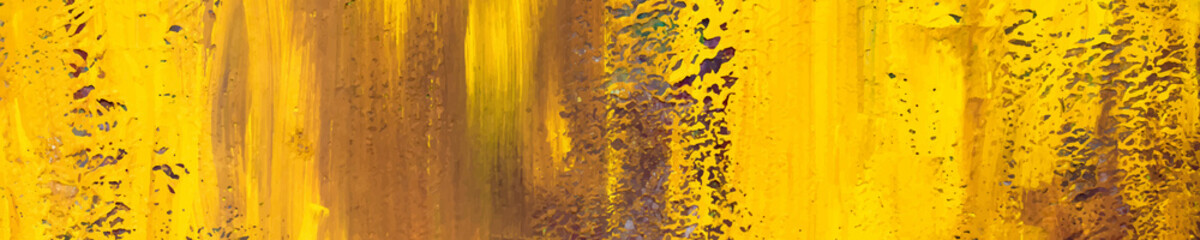 Trendy yellow marble texture. Oil painting. Abstract rainbow watercolor background. Fluid art pattern. Smooth watercolor vector illustration for web, poster, banner. Pastel colors gradient pattern