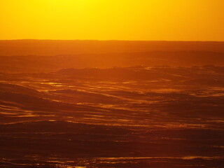 Fototapeta na wymiar The sea in the sunset