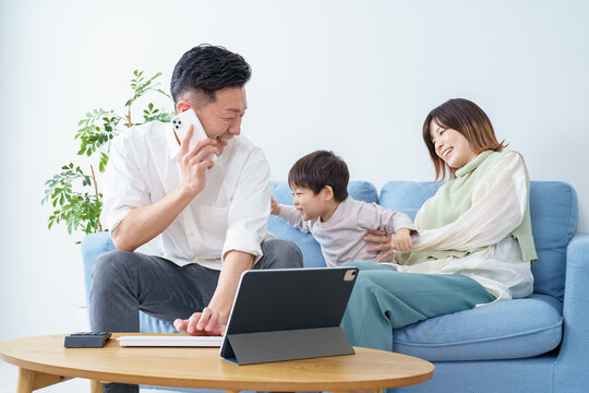 A man who works in an environment with child