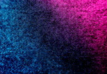 abstract grunge patina effect, antique gradient blue and pink color. grunge concrete with elegant mottled dark and light effect. vibrant abstract background. retro halftone style colors and textures.