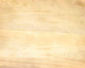 Hardwood maple basketball court floor viewed from above