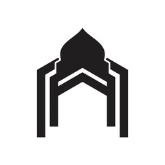 Fototapeta premium Islamic logo, Mosque