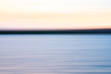 Coastal background image of sunset colors
