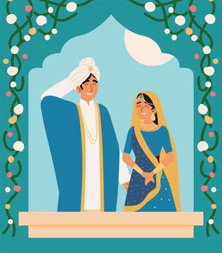 hindu wedding couple