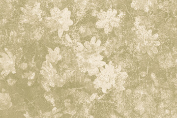 Vintage wallpaper with floral pattern