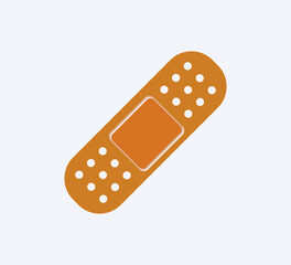 Plaster icon vector logo design
