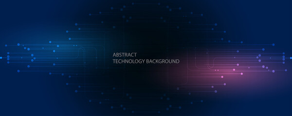 Abstract technology background, Illustration,Hi-tech communication concept innovation background,science and technology digital background