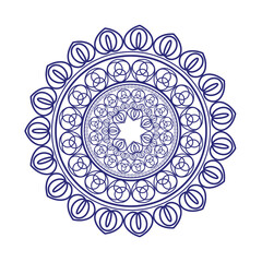 mandala floral motif