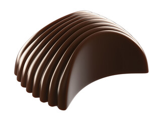 Luxury Chocolate. Isolated on white background. 3d illustration