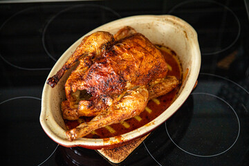 chicken meat baked poultry grilled fresh portion healthy meal food diet 