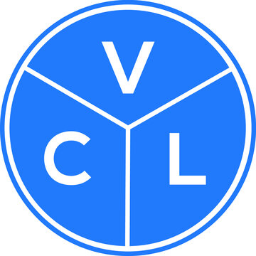 VCL letter logo design on white background. VCL  creative circle letter logo concept. VCL letter design.