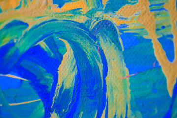 abstract painting, the picture is written by the author of the photo 