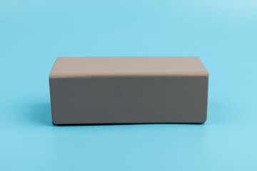 Gray empty rectangular box for branding, presentation and mockup