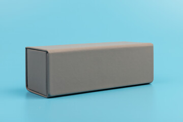 Gray empty rectangular box for branding, presentation and mockup