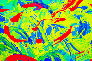 abstract painting, the picture is written by the author of the photo 