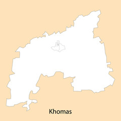 High Quality map of Khomas is a region of Namibia