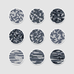 Camouflage abstract cover highlight story