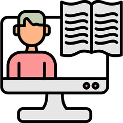 E Learning Icon
