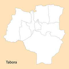 High Quality map of Tabora is a region of Tanzania