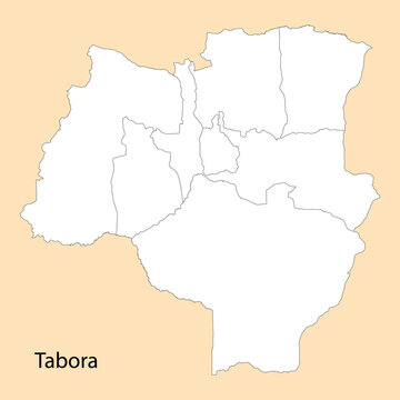 High Quality map of Tabora is a region of Tanzania