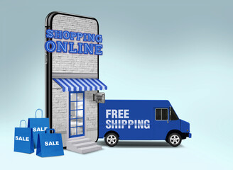 online shopping concept