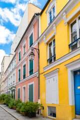 Paris, colorful houses