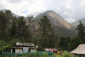 Fototapeta na wymiar Landscape photography in Himachal