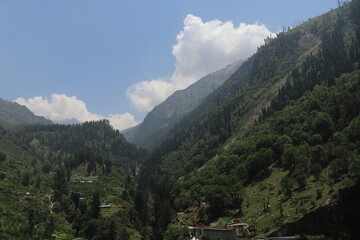 Fototapeta na wymiar Landscape photography in Himachal