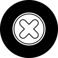 Obraz premium Cancel Vector Icon