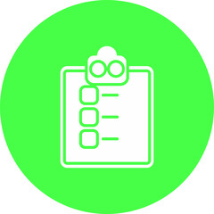 Task Planning Vector Icon