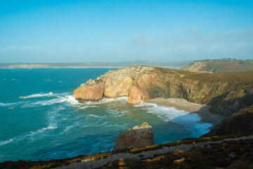 atlantique, côte, plage, sable, plages, vagues, chemin, balade, se balader, france, ancien, bretagne, loire-atlantique, environnement, littoral, nature, océan, panorama, port, tourisme, touristes, voy