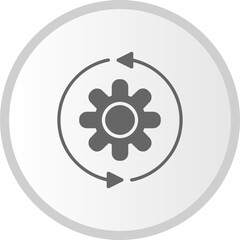 Obraz premium Work Progress Vector Icon